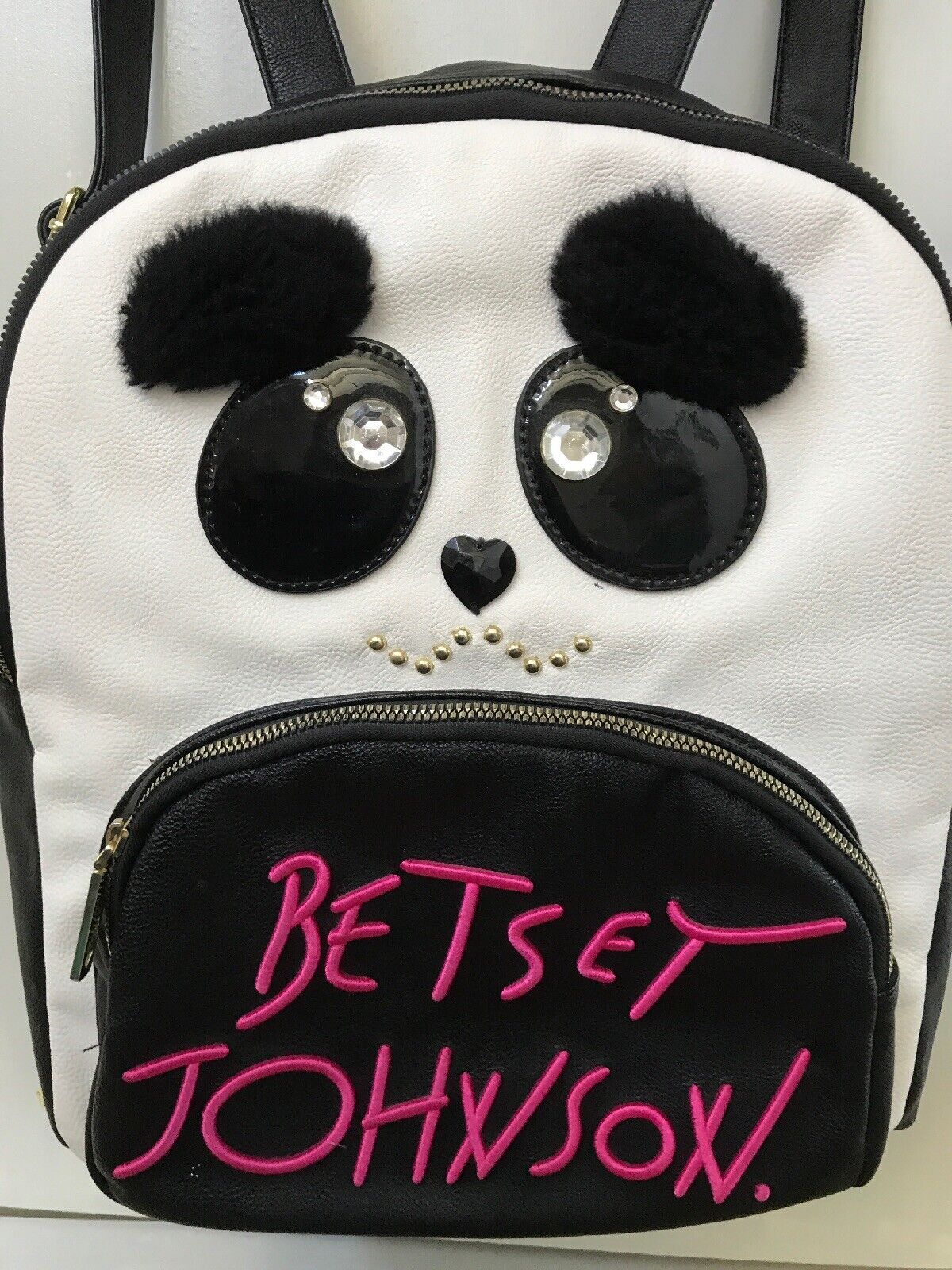 Betsey Johnson Panda Backpack Super Cute Rare - image 2