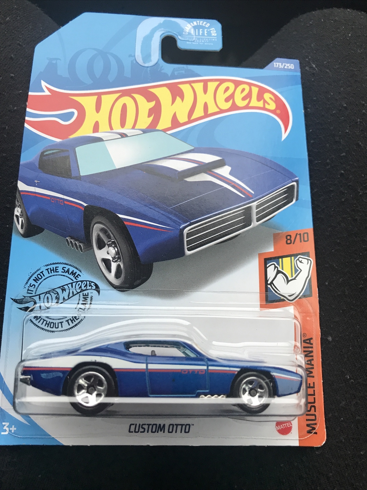 Hot Wheels Muscle Mania #173/10 - Custom Otto Bleu Avec Jantes Chrome 5 Branches - Boîte Non Ouverte 2020