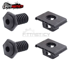 Set of 2 Adjustable Hood Bumper Buffer Fit For Dodge Ram Truck 55276482AB