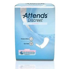 Attends Discreet Bladder Control Pad Light Absorbency Female Disposable PK/28