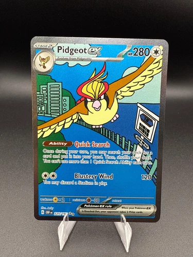 Pidgeot ex 225/197 Sv03: Obsidian Flames Holo