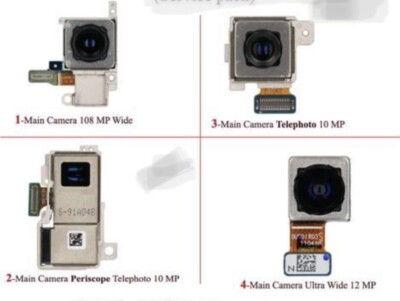 Telephoto Lens Samsung S20 Front Camera Megapixels Samsung Galaxy
