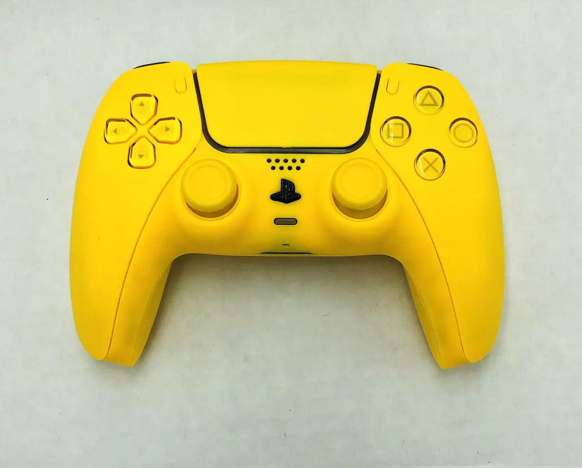 Yellow on sale playstation controller