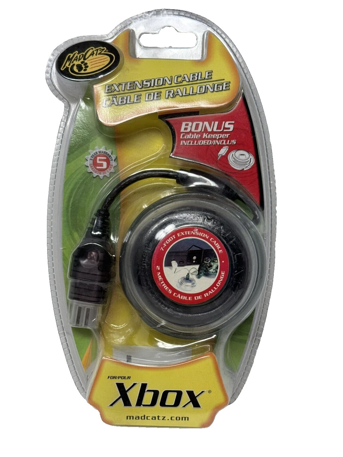 Mad Catz Video Game Controller Extension Cables