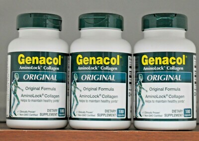 Genacol Collagen Matrix 180's (3) Bottles Total Best On Market FREE Shipping