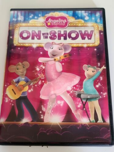 Angelina Ballerina: On With the Show (DVD) Ex library free shipping