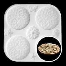 Kaleidoscope Coasters Silicone Mold AU