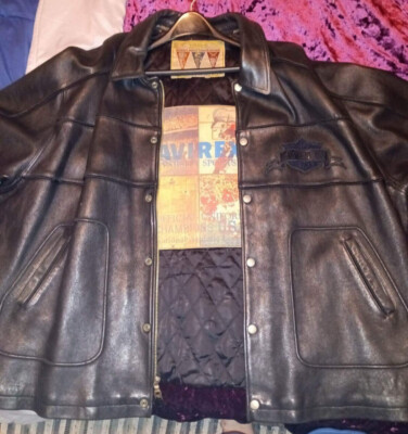 AVIREX 1975 USA VARSITY SPORTS LEATHER JACKET | eBay