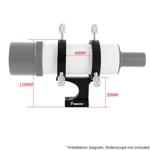 Support de lunette de visée réglable 50 mm support de lunette de guidage pour télescope astronomique - Photo 2/10