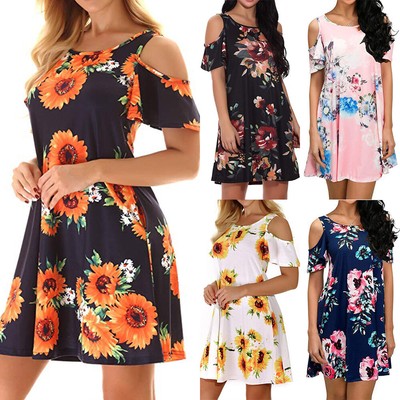 cold shoulder sundress