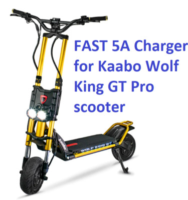 FAST SMART 84V Charger GX16 3pin 5A for 72V Kaabo Wolf KING GT or
