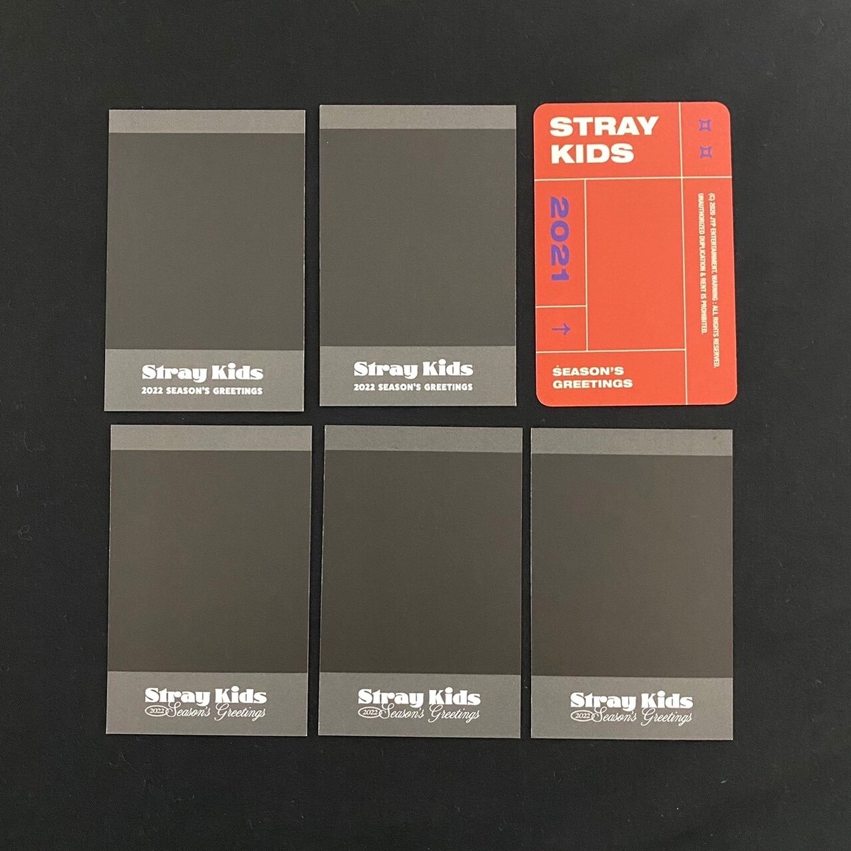 STRAY KIDS Photocard set of 6 seasons greetings 2021 2022