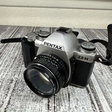Pentax ZX-M 35mm film camera WITH SMC Pentax-M 1:2 50mm lens