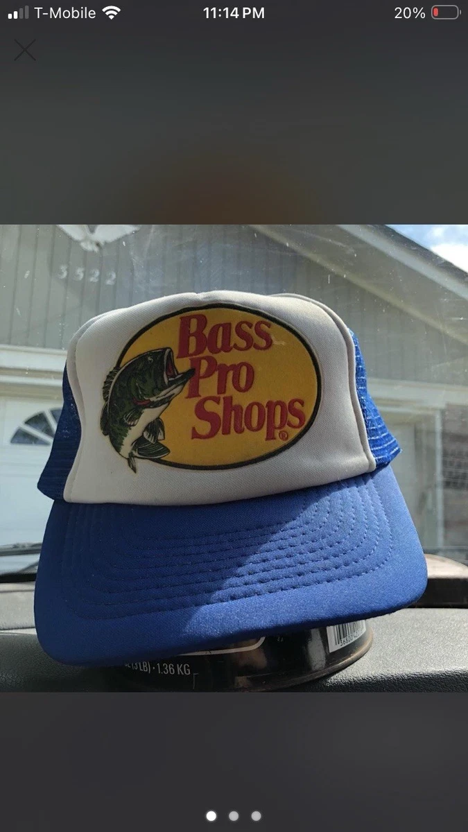 希少！！Bass Pro Shops トラッカーキャップ ネイビー Bass Pro Shop バスプロショップス メッシュキャップ ネイビー 20代 30