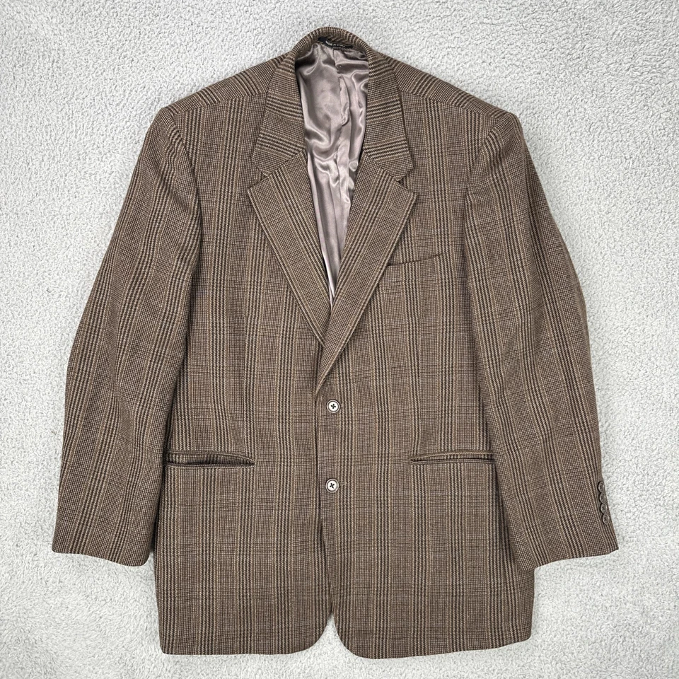 Blazer de Lana Woolrich De Colección Hombres 44R Glen Cuadros Multicolor Exterior Guía Colección Foto 2 de 4