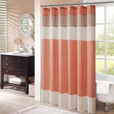 Madison Park Bathroom Shower Curtain, Modern/Contemporary Size 72W x 84L Pack