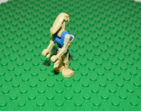 LEGO Star Wars Clone War Blue Battle Droid Pilot Soldier Minifigure 8036 SW0095A