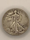 1942-P Walking Liberty Half Dollar AU 90% Silver Philadelphia Ungraded