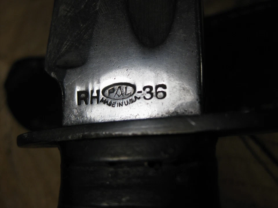 老式二战PAL CUTLERY(雷明顿)右手-36军用剧院刀带SHEATH — 第 4/4 张图片