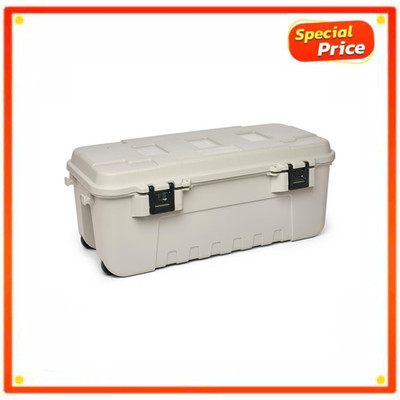 Plano Sportsman's Trunk Smoke 27 Gallon Lockable Storage Box Heavy Duty