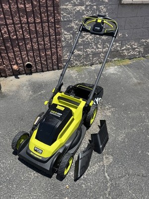 20 in. Cordless Electric Battery Walk Behind Self-Propelled Law  Dual 18V