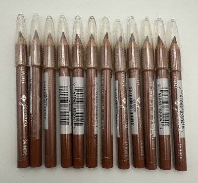 Jordana LOT OF 12 - 3-½  Kohl Kajal Lipliner Pencils - 04 NUDE - NEW & SEALED