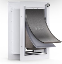 Medium Size 3-Flap Pet Door for Dogs  Cats Up to 40lb   Wall Mount