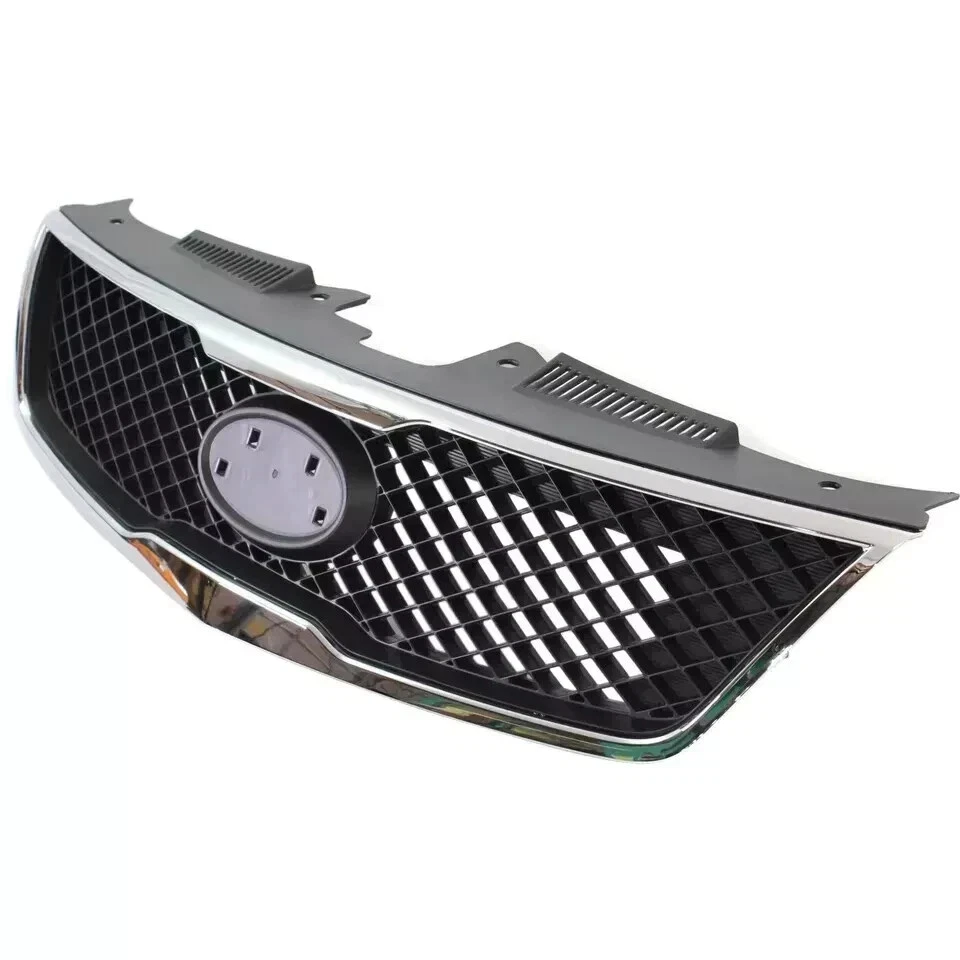 Front Grille Assembly & Headlight Assembly Kit For 2010-2013 Kia Forte — 第 3/4 张图片