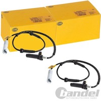 2X Hella ABS-SENSOREN Hinten Passend FÜR BMW 5 Links+Rechts | 6PU 009 106-721