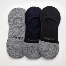 Bombas 3 pairs Women's Cushioned No Show Socks 3 Colors Mix Size Med 8-10.5