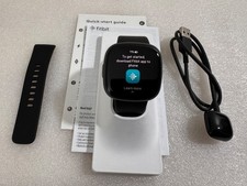 *Read* Fitbit Versa 4 Fitness Smartwatch - Bl...