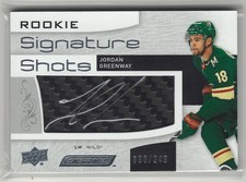 2018-19 Upper Deck Engrained Jordan Greenway Signature Shots /249