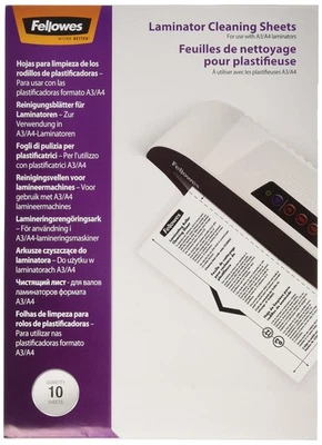 Lot De 10 Feuilles De Nettoyage Naturel Pour Plastifieuse A4 A3 - Photo 1/4