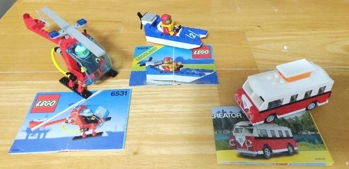 Lego Set Lot 6531 6508 40079, Vintage Retired, Town, Creator