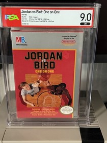 JORDAN vs BIRD: ONE-ON-ONE NES NINTENDO 1989 CIB PSA 9.0💎 RARE 💎