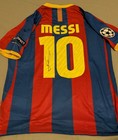 Lionel Messi Shirt Barcelona Shirt Coa