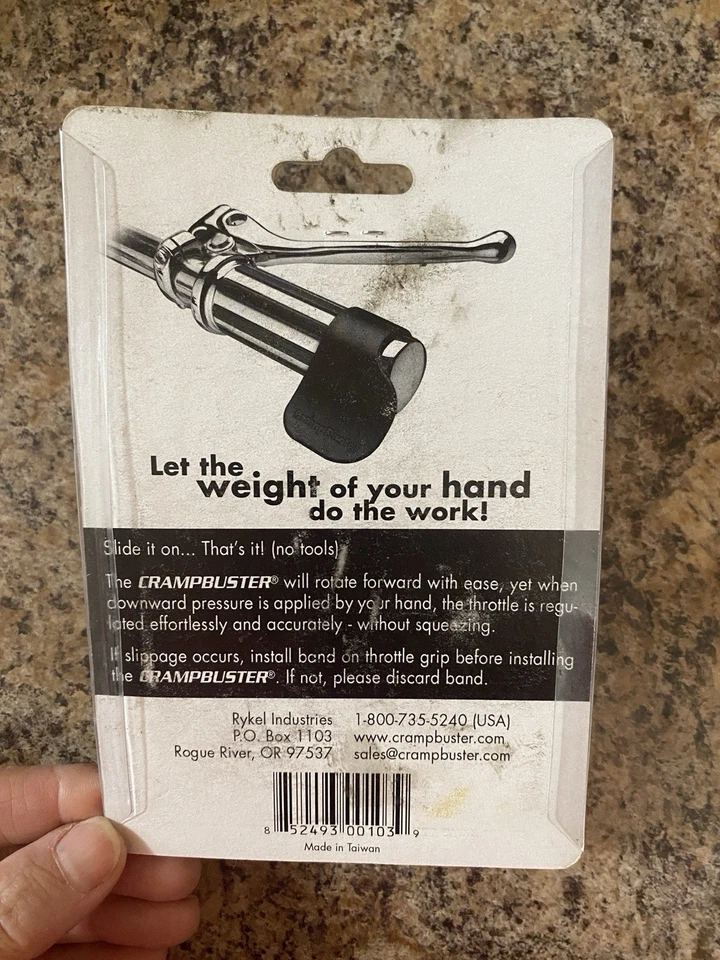 Nuevo Cramp Buster Crampbuster CB4 CB-4 motocicleta acelerador asistencia de crucero ancho Foto 2 de 3