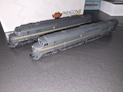 BROADWAY LIMITED HO 2501 Centipede A-A Pennsylvania PRR 5831/5819 PARAGON 4 DCC 