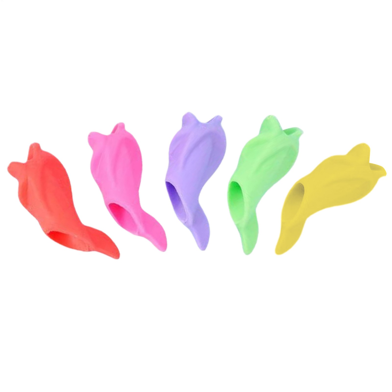 Pencil Grippers Silicone Dolphin Writing Aid Tools Soft Pencil Grips Valuable