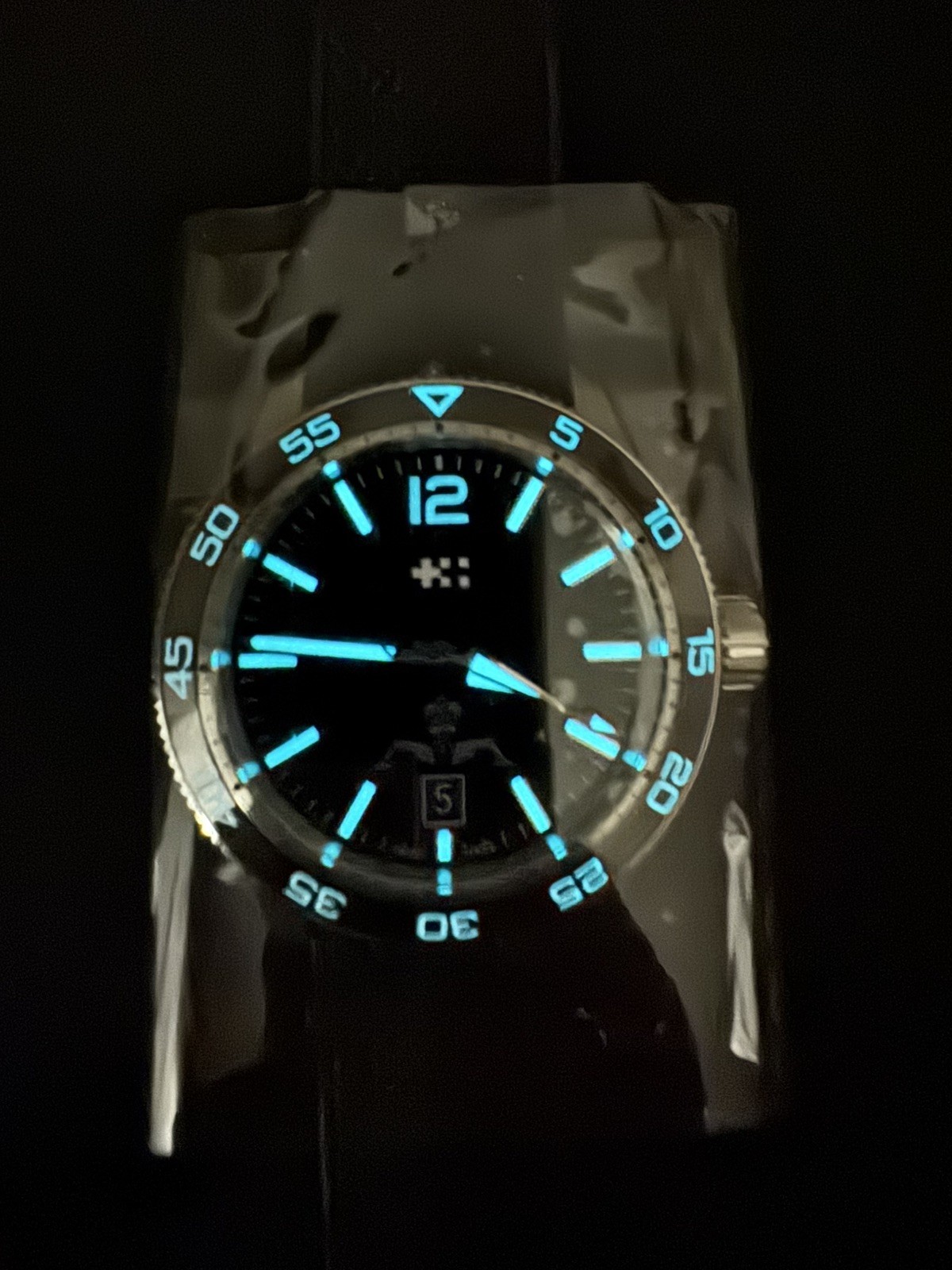 Christopher Ward C60 Trident Pro 300 x Submariners Black 40mm Bespoke Watch image 6