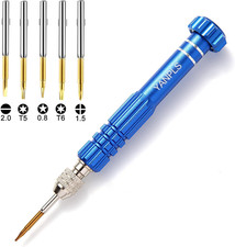 Tiny Precision Screwdriver Set for Eyeglass Watch Small Devices Blue