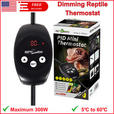 Reptile Dimming Thermostat Heat Lamp Temperature Controller With Memory Function