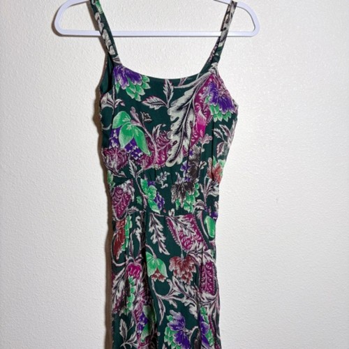 Diane Von Furstenberg Women's Silk Fiesta Green Dress SIZE 6 - Picture 7 of 14
