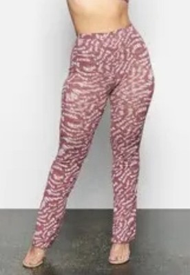 NEW! Skims summer mesh raspberry swirl pants size medium Beach Lounge Casual