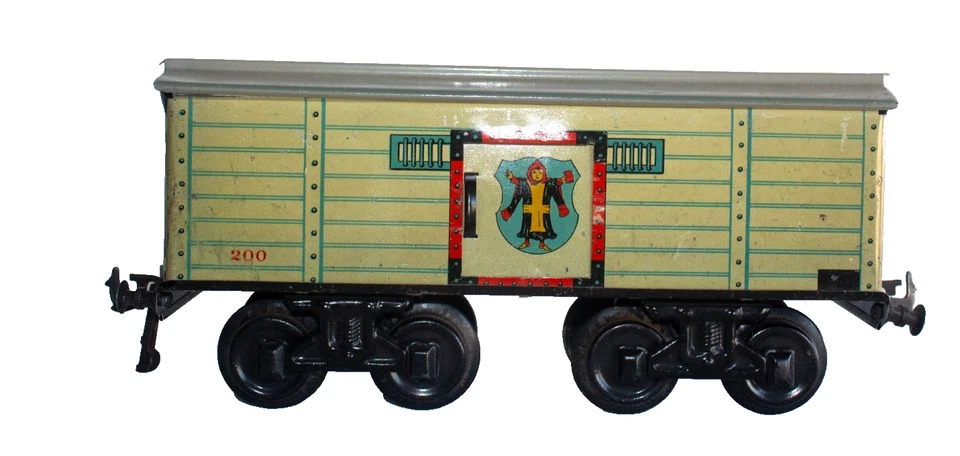 1910-1915 Bing 1-gauge 8-wheeled Beer Reefer wagon w/ Sliding doors - Image 2 of 4