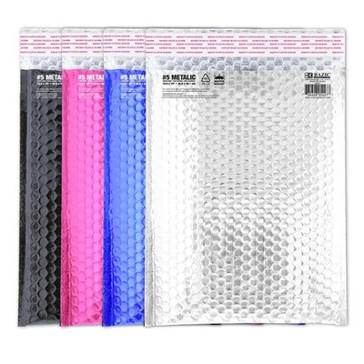 BAZIC #5 Poly Bubble Mailer 10.5''x15''   Metallic, Self-Seal, 1-Pack