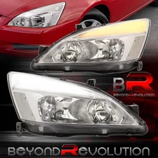 For 2003-2007 Accord LED Replacement Headlight Corner Signal Lamp Assembly Clear