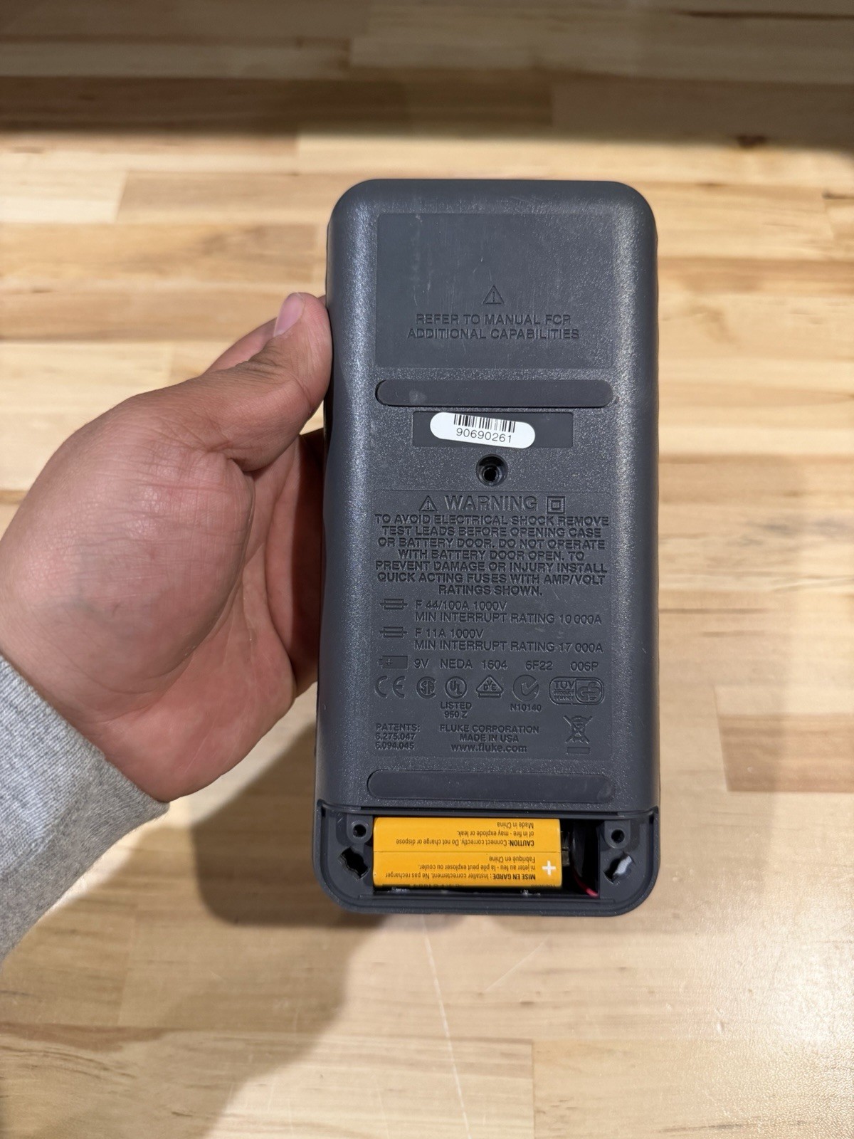 FLUKE 87V TRUE RMS MULTIMETER (PARTS ONLY) FOR PARTS - SHIPS FAST