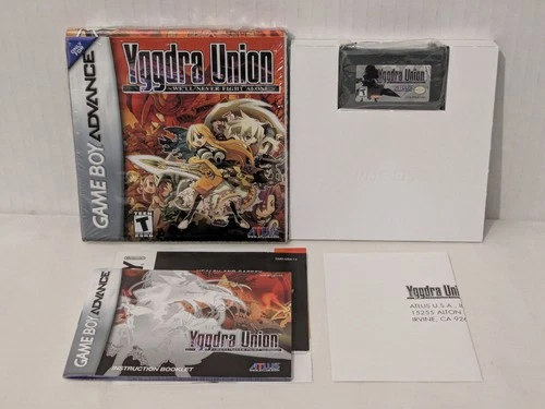 Yggdra Union: We'll Never Fight Alone - Game Boy Advance GBA Complete CIB