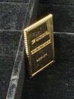 Richard Nixon .999 Silver Stamp Ingot 24K Gold Plated HF Swiss - SCRATCHED / AS  — photo 3